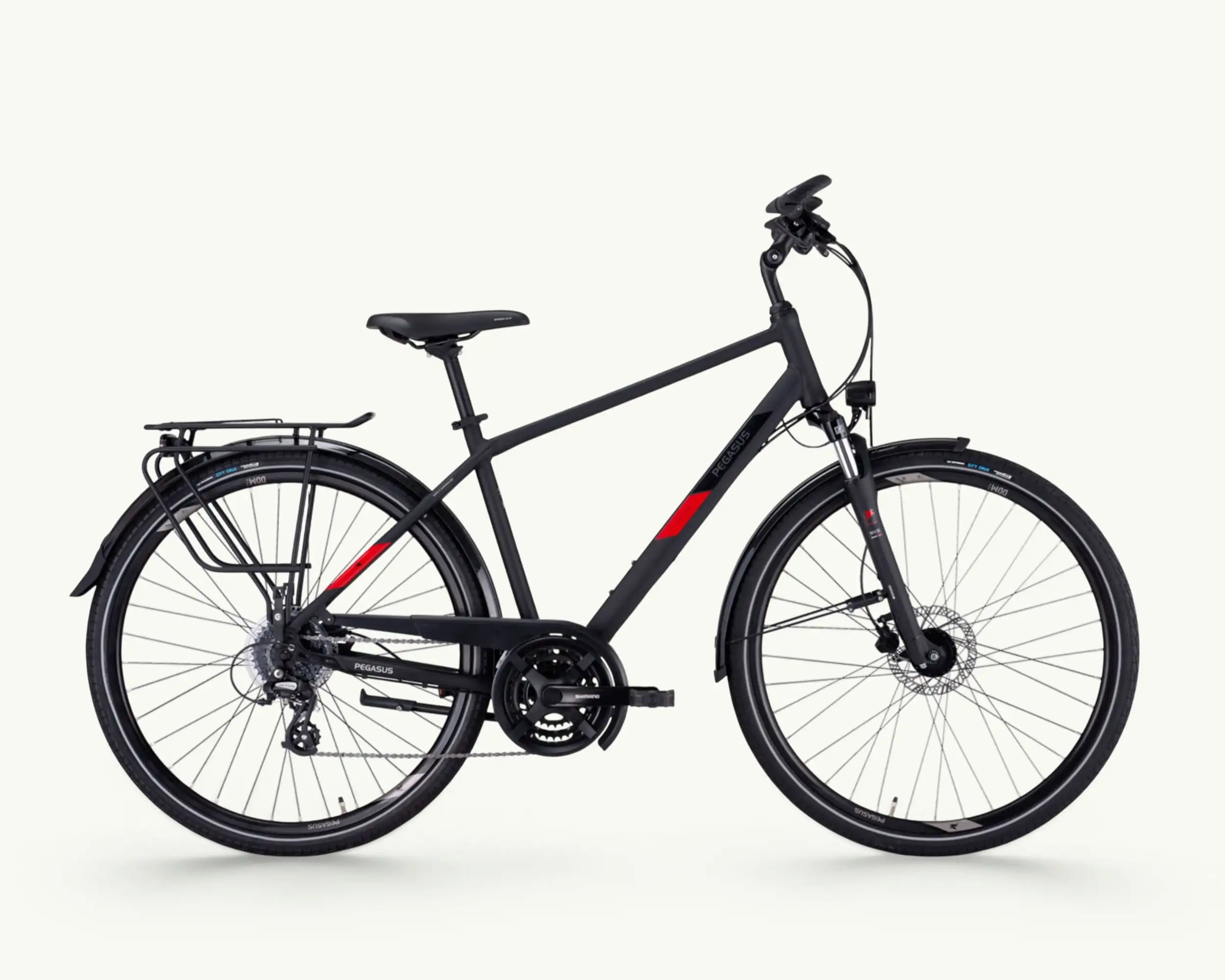 1. Pegasus Solero SL Disc 24 Pegasus Solero SL Disc 24 | Hybride Fiets - Afbeelding 1